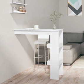 Bancone Da Muro Bianco 102x45x103,5 Cm İn Legno Compensato /
