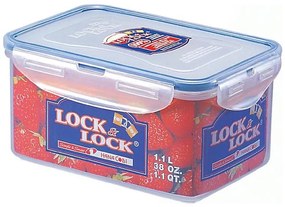Contenitore alimenti LOCK 1,1 l blu/trasparente