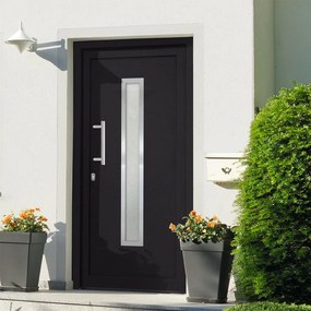 Porta Di Ingresso Antracite 108x208 Cm /