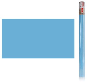 6 Rotoli Carta Adesive Per Mobili 45X200cm Colore Azzurro Carta da Parati Autoadesive Rivestimento PVC Lavabile