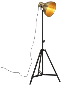 Lampada Da Terra 25 W Ottone Anticato 61x61x90/150 Cm E27 /
