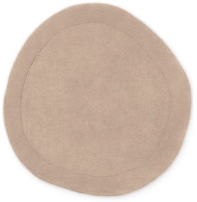 Tappeto rotondo beige in misto lana tessuto a mano ø 160 cm Kari Organic – Villeroy&amp;Boch