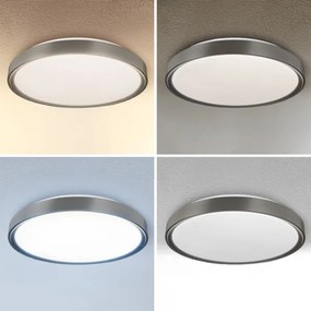 Brilagi-LED Lampada dimmerabile FANCIA LED/48W/230V 3000-6500K Ø 39 cm argento+telecomando