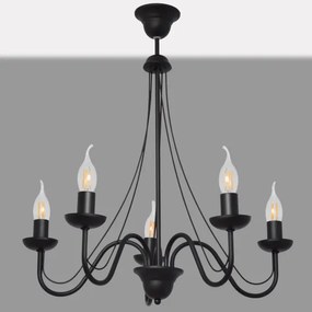 Lampadario a sospensione con filo MALBO II 5xE14/10W/230V