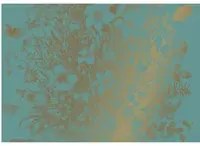 KEK Amsterdam Wandbild Engraved Flowers Gold 9 - XL