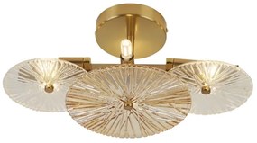 Searchlight 88210-6BZ - Applique WAGON WHEEL 6xG9/33W/230V ottone