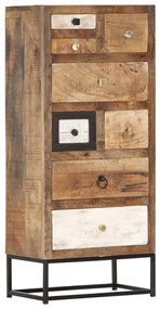 Cassettiera 45x30x105 cm in legno massello di recupero