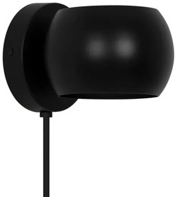 Nordlux - Faretto da parete orientabile BELIR 1xG9/5W/230V nero