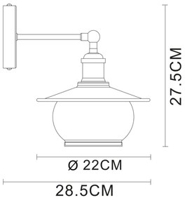 Globo 69030W - Applique 1xE27/60W