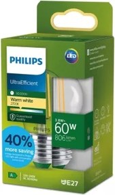 Lampadina LED ULTRAEFFICIENT VINTAGE Philips P45 E27/3,8W/230V 2700K