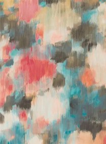 Tapete Exuberance von Harlequin - Coral/ Turquoise