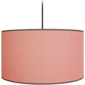Tosel  Lampadari, sospensioni e plafoniere Lampada a sospensione tondo stoffa rosa polveroso  Tosel