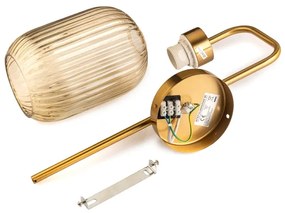 ONLI - Lampada da parete DOROTY 1xE27/15W/230V in ottone