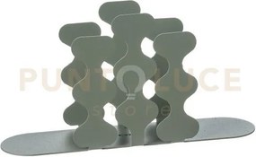 Portatovaglioli di design nori verticale giada