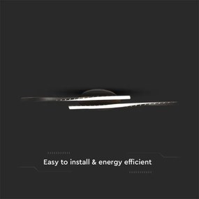 Plafoniera LED LED/12W/230V 3000K 94,5 cm nero