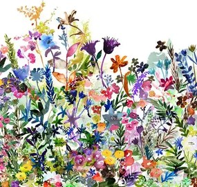 Rebel Walls Carta da parati panoramica May Meadow - bunt