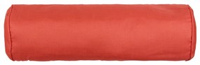 Cuscino poggiatesta a rullo corallo 18x50 cm idrorepellente