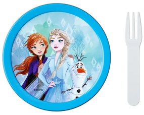 Scatola per la merenda dei bambini con forchetta Frozen 2 - Mepal