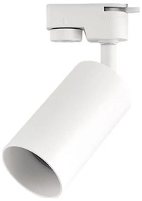 Faretto per sistema binario monofase 1xGU10/10W/230V bianco