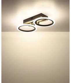 Globo 67360D2 - Plafoniera LED BLEVINS 15W/230V 3000/4200/600K 21x44,5 cm