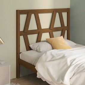 Testiera Per Letto Ambra 96x4x100 Cm İn Legno Massello Di Pino /