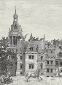 Rebel Walls Carta da parati panoramica Fairyland - Graphite