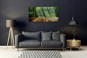 Quadro acrilico Pianta della natura della foresta 100x50 cm