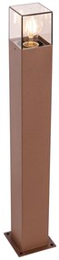 Lampada da terra da esterno industriale marrone ruggine 70 cm IP44 - Denmark