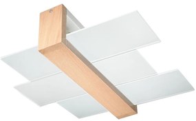 Brilagi - Plafoniera LED HERA 2xE27/7,5W/230V legno