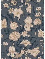Sandberg Carta da parati Karins Bukett - Indigo