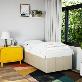 Giroletto Senza Materasso Crema 90x200 Cm İn Tessuto /
