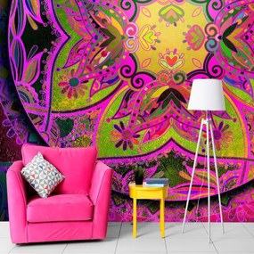 Fotomurale adesivo  Mandala: Pink Expression  Larghezza x Altezza Home decor 343x245