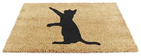 Stuoia di cocco 40x60 cm Cat - Artsy Doormats