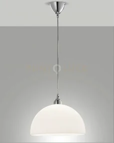 Nice sospensione bianca d.36 cm cm 1 luce attacco e27 in metallo e ...