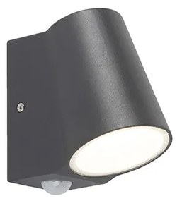 Lampada da esterno antracite con sensore di movimento incluso LED - Uma