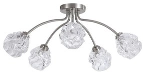 Searchlight 11525-5SN - Plafoniera ASTRAL 5xG9/33W/230V cromo satinato