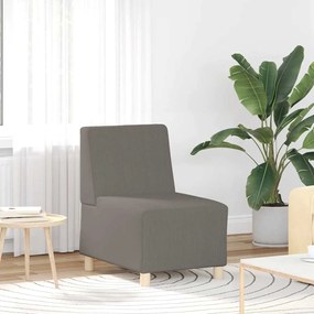 Divano Sedia Grigio Chiaro 55 Cm Tessuto Di Velluto A Coste /