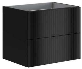 Cassetti in truciolare laccato opaco grigio antracite Opera