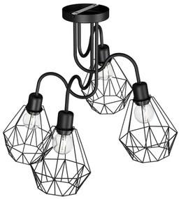 Lampadario a plafone BERGEN 4xE27/60W/230V