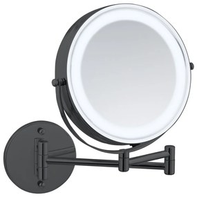 Specchio per make-up con illuminazione/con ingrandimento (con ingrandimento 5x) ø 25,5 cm Lumi – Wenko