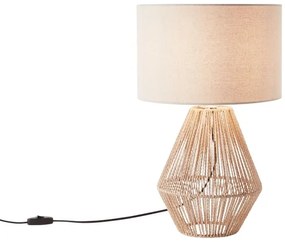 Brilliant - Lampada da tavolo LARAINE 1xE27/42W/230V beige