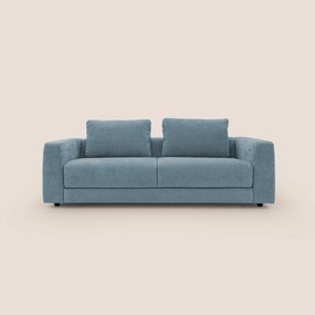 Freia Divano letto minimal materasso h15 cm con morbidi schienali in tessuto impermeabile T14 carta da zucchero