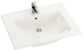BATH DELUXE 06-060-60-11-01 - Lavabo incasso CHICAGO 61x46,5 cm bianco lucido