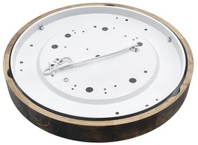 Brilagi - Plafoniera CARVALHO SLIM SMOKEY 2xE27/60W/230V rovere Ø 37,5 cm