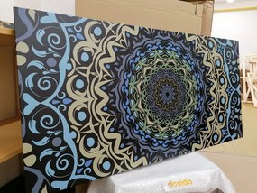 Stampa su tela – Mandala astratta in stile vintage