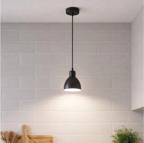 Brilagi - Lampadario LED su cavo RIDDY 1xE27/60W/230V nero