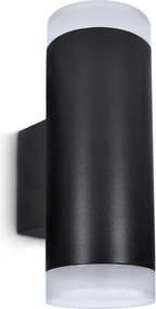 Brilagi - Applique da esterno LED RGBW MATERA 2xGU10/6W/230V nero IP54