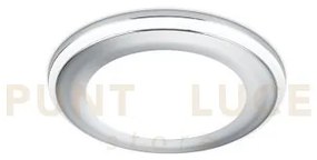 Aura faretto da incasso plastica cromata tripla accensione indipend...