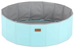 Piscina secca per bambini con palline, Ø 80 cm, blu/grigio