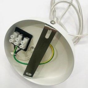 ONLI - Lampada a sospensione con cavo BOLLICINE 1xE27/15W/230V bianca